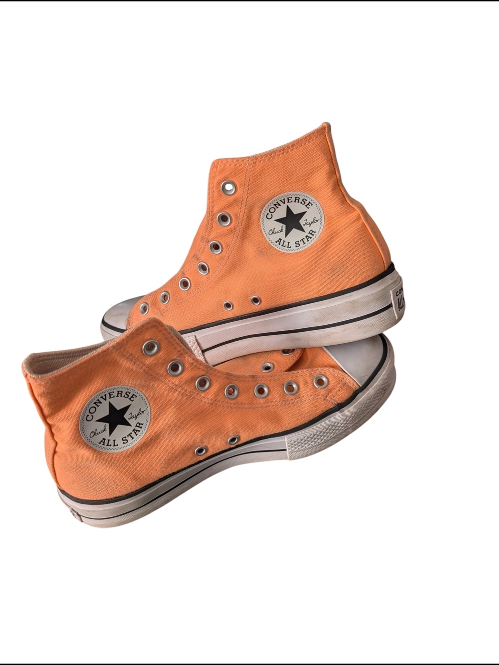 Converse Platform High Tops Orange Sherbet Sz.9